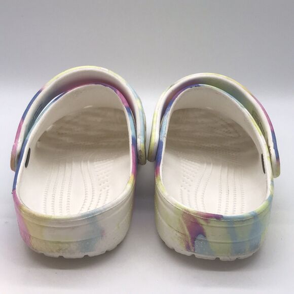 Crocs Tie-Dye Clogs Men's 6 - Women's 8 Pastel Comfort Shoes Slip On Sandals - Picture 8 of 11